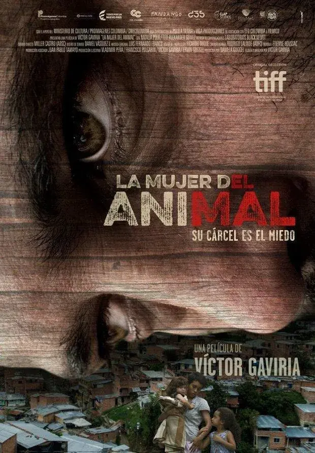 Cartel de La mujer del animal